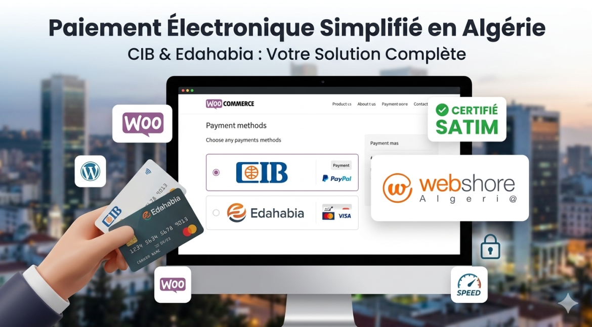 Solution paiement électronique Algérie par Webshore Algeria